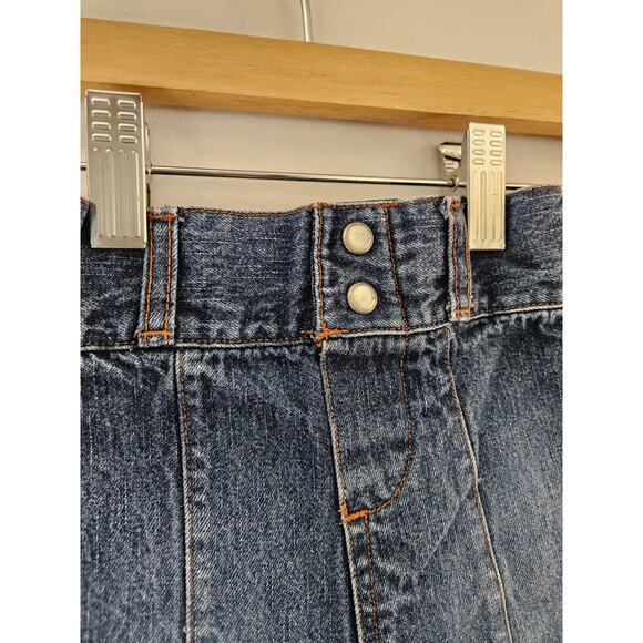 Vintage Disney Mickey And Minnie Baby Girls Jeans Size 12 Month - Picture 2 of 7